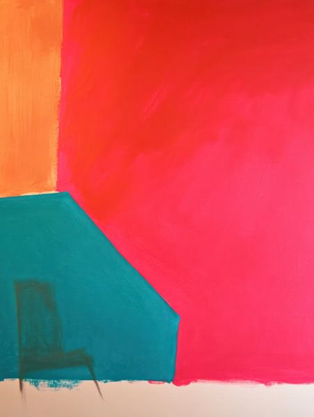 chaise avec couleur par Franka Poulain