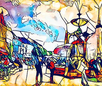 Kandinsky meets Copenhagen #6 by zam art