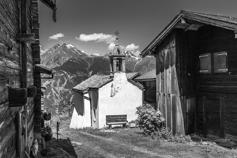 Holzkapelle in Unterbäch von Ad Van Koppen Fotografie