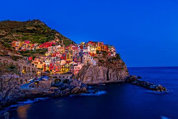 Cinque Terre bij avond van Kevin Baarda