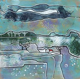 Saisonale Landschaft - Winter von Ariadna de Raadt-Goldberg