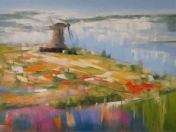 Un paysage néerlandais sur Jolique Arte