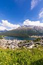 St. Moritz und St. Moritzersee in der Schweiz von Werner Dieterich Miniaturansicht