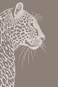 Leopard grün von PixelMint.