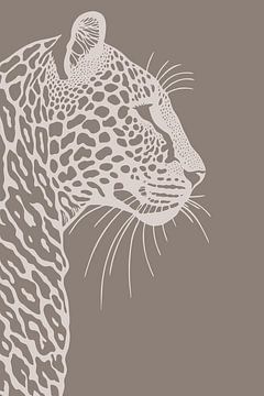 Leopard grün von PixelMint.