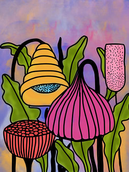 Whimsical Pod Garden