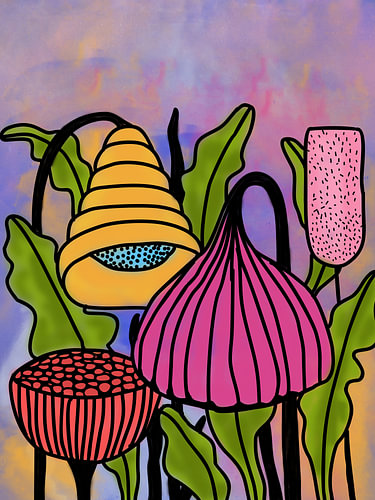 Whimsical Pod Garden