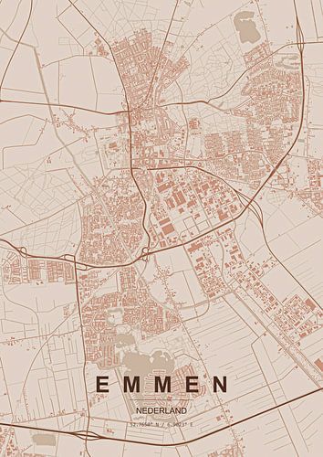 Stadtplan von Emmen