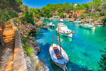 Cala Figuera, eiland Mallorca, Spanje, Middellandse Zee van Alex Winter