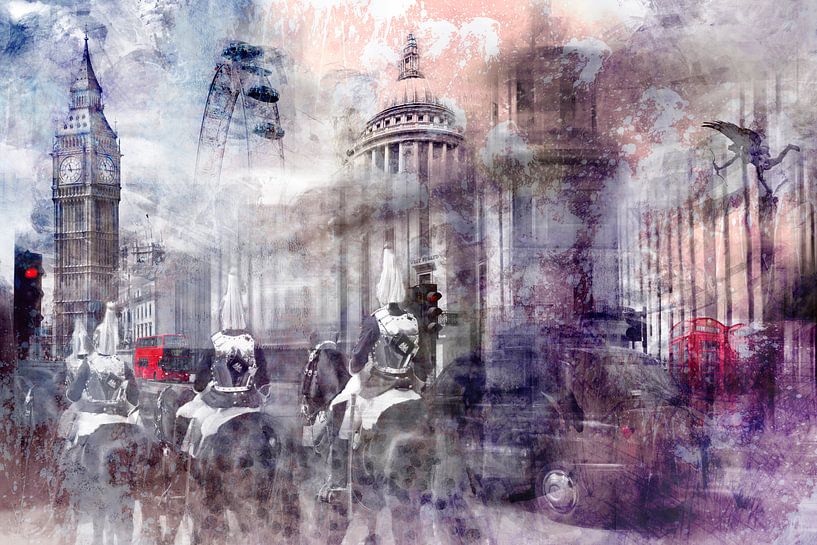 Digital-Art LONDON Composing II par Melanie Viola