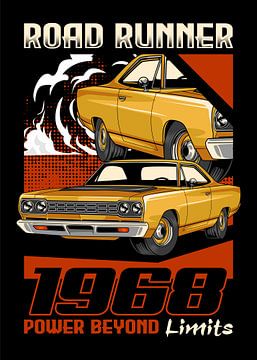 Plymouth Road Runner Muscle Car van Adam Khabibi