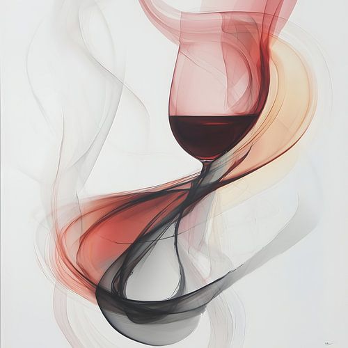 Ethereal Elegance: Wine in Motion