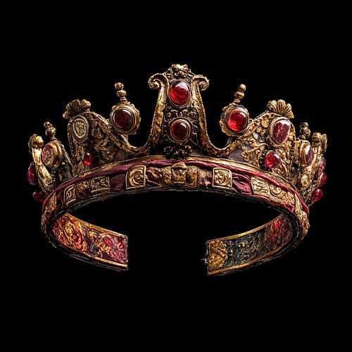 Historische oude kroon goud