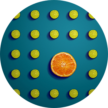 Citrusvruchten - balans in blauw