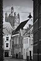 De Waterstraat Den Bosch zwart-wit