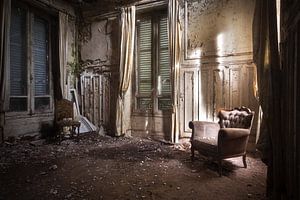 Verlassenes Zimmer im Schloss.