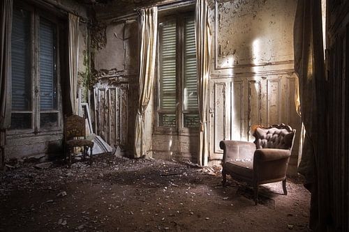 Chambre abandonnée au château.
