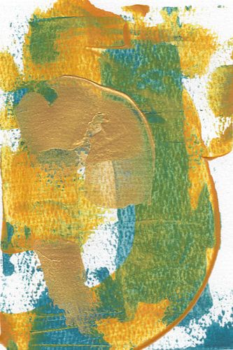 Zusammenfassung in Blau-Gold-Grün