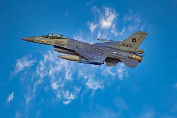F-16 Fighting Falcon, de J020, Nederland van Gert Hilbink
