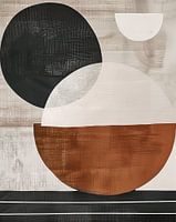 Japandi abstract
