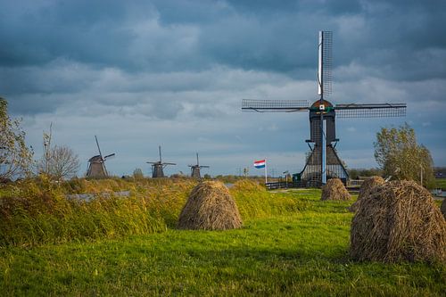 Blokweerse molen bij Kinderdijk.
