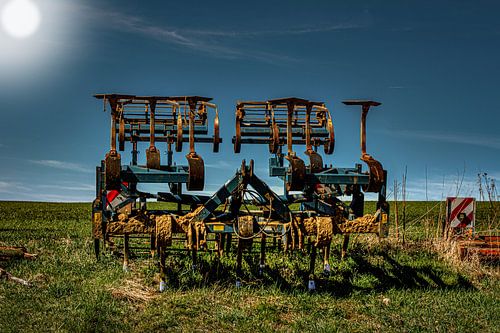 Landschap in het Erzgebergte