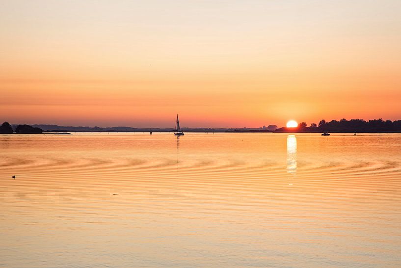 Zonsondergang op het Veerse Meer van Rob Boon