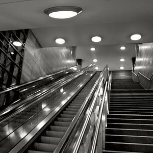 U-Bahn-Station Brandenburger Tor in Ost-Berlin 