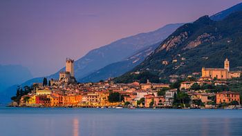 Sonnenuntergang Malcesine, Gardasee, Italien