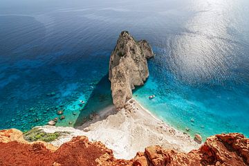 Uitzicht op een Grieks strand van KiekLau! Fotografie
