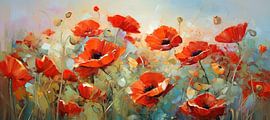 Mohn | Mohnblumen von Blickfänger Gemälde