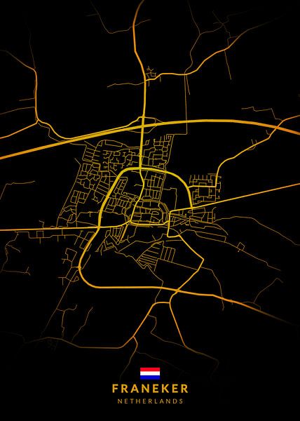 Franeker City Map by Kenda Maruyama