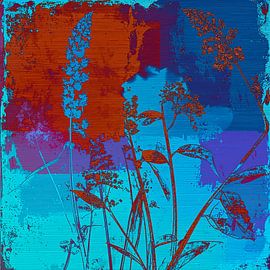 Illustration botanique moderne - Graminées -13 sur Studio Pieternel