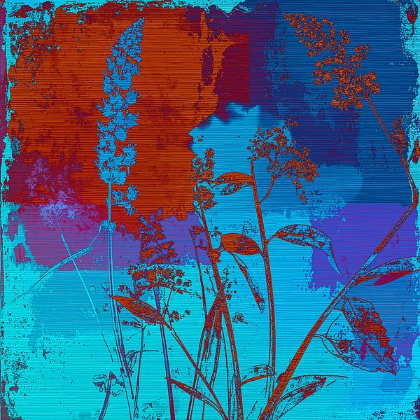 Moderne botanische Illustration - Gräser -13 von Studio Pieternel