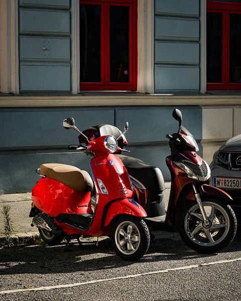 Scooter in Wien von Emma te Pas