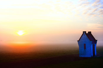 Guten morgen im Holländischer landschaft 1