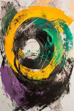 Coloured spiral in dynamic movement by Poster Art Shop