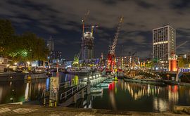 Night photography - Rotterdam by Bert v.d. Kraats Fotografie