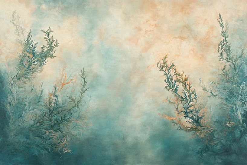 Unterwasser-Algen in sanften Farbtönen von Imperial Art House