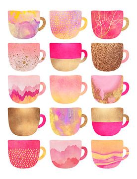 Pretty Pink Coffee Cups, Elisabeth Fredriksson by 1x