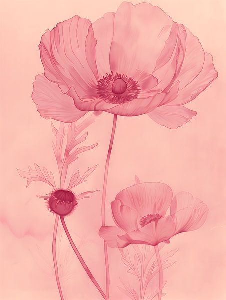 The Pink Flower II by Gypsy Galleria