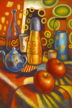 Artistic still life painting. by Gallery Hoppenbrouwers