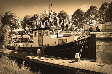 Vianen Utrecht Sleepbotendagen Sepia