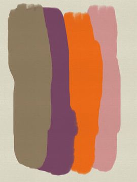 Minimalistischer Abstrakt in hellen Pastellfarben von Abstrakte minimalistische Kunst