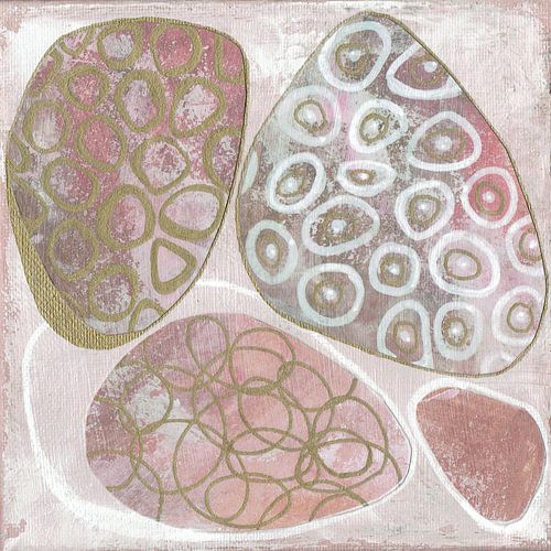 Cercles abstraits organiques | Collage