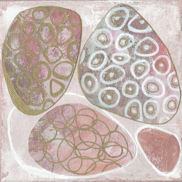 Organic Abstract Circles | Collage by Behindthegray