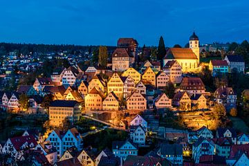 Vieille ville historique d'Altensteig en Forêt-Noire sur Werner Dieterich