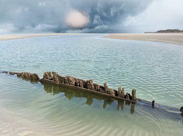 Naufrage sur la Boschplaat sur Jan Huneman