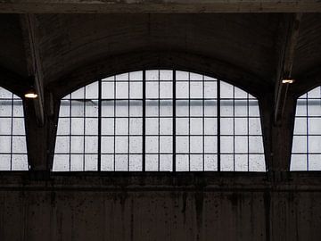 Window of an abandoned industrial factory by Robin Jongerden