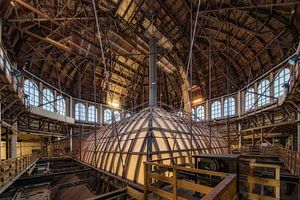 Holzinterieur der Kuppel des Kurhauses auf Scheveningen von gaps photography